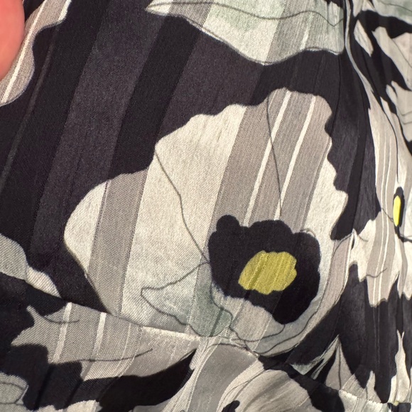 Banana Republic Navy Floral Maxi Dress 4Petite - Picture 6 of 10